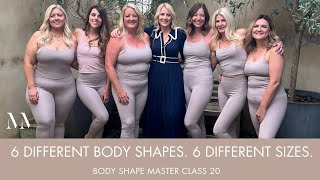 Body Shape Masterclass 20  How to Dress for Your Body Shape  Dressing Six Women [upl. by Bena509]