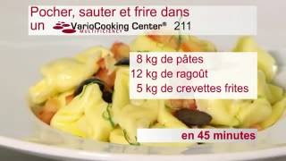 Pocher sauter et frire en 45 minutes dans le VarioCooking Center Multificiency de FRIMA [upl. by Neltiac91]