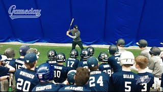 Trosky at Gameday • Hitting Clinic • The 10 Steps to Hitting [upl. by Narhem]