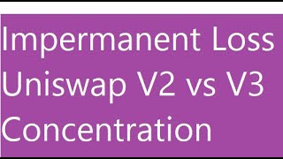 Calculating Impermanent Loss with concentrated liquidity [upl. by Silloh]