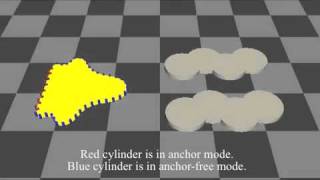 A softbodied amoeboid robot Slimy simulated resultmp4 [upl. by Markland599]