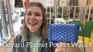 Goyard Plumet Pocket Wallet Bag Review [upl. by Leavitt]