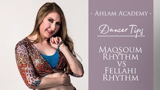 Maqsoum vs Fellahi Rhythms  Belly Dancer Tips [upl. by Naitsirt]