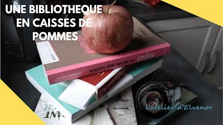 fabriquer une bibliothèque avec des caisses de pommes [upl. by Enenej]