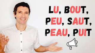 Prononciation française  U  AU  EU  OU  EAU 🗣✅😁 [upl. by Nisbet]