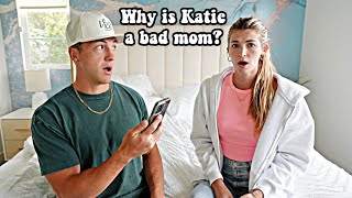 MAKING UP FAKE DISRESPECTFUL QUESTIONS TO ASK MY WIFE PRANK ENDS BAD [upl. by Odnomor262]