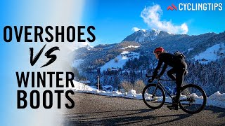 Winter cycling overshoes Vs Dedicated winter shoes whats best for you [upl. by Angadresma]