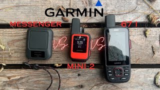 Inreach Mini 2 Vs Messenger Vs GPSMAP 67i  Best Satellite Communication Device from Garmin [upl. by Jaimie]