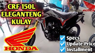 Honda CRF 150L White  Full Specs  Update Price 2023 [upl. by Tiraj897]