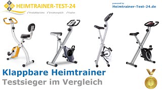 Klappbare Heimtrainer amp Fitnessbikes 2024 TOP 5 🥇 Testsieger Vergleich gut amp günstig [upl. by Belcher]