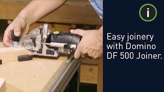 Festool Domino DF 500 Joiner  Easy Mortise and Tenon Joinery [upl. by Leba]