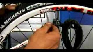 Mountain Bike Maintenance  Deflate a Bicycle Tire [upl. by Akehsyt]