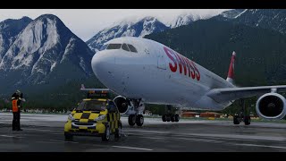 XPLANE 12 A330300 SWISS AIRLINES GLASGOW TO INNSBRUCK [upl. by Htidirrem]