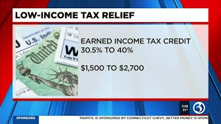 VIDEO Gov Lamont proposes tax relief for lowincome workers [upl. by Gylys]