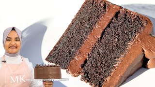 This recipe blew my mind Rich moist CHOCOLATE CAKE recipe using only cocoa powder [upl. by Lussier]