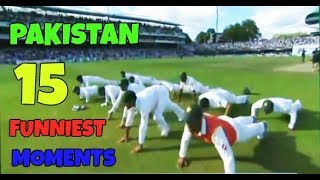 Funny Moments of Pakistan Cricket  15 Most funniest moments [upl. by Nur440]