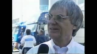 1996 F1 Italian GP  Bernie Ecclestone react to Williams ditching Damon Hill for 97 [upl. by Daveda470]