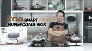 Smart Honeycomb Wok 32CM dari CRIO [upl. by Rehpotsirc]