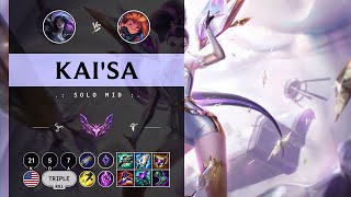 KaiSa Mid vs Zoe  NA Master Patch 1410 [upl. by Natassia]