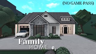 Bloxburg Easy Family Home  House Build Roblox [upl. by Akemehc930]