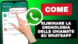 Come eliminare definitivamente la cronologia chat di WhatsApp 2023 [upl. by Enahpets]