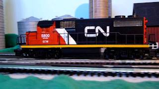 Lionel GTW GP382 and CN Laser Train [upl. by Barri]