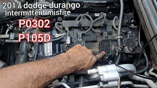 2017 dodge durango 36 intermittent misfire cylinder 2 [upl. by Thurlow]