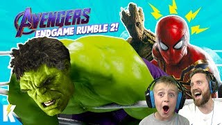 Avengers ENDGAME in WWE 2k19 2 Royal Rumble Match KCity Gaming [upl. by Nnomae]