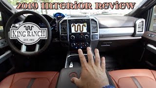 Super In Depth Interior Review  2019 FORD F250 KING RANCH  Most Luxurious Truck In America [upl. by Arej]