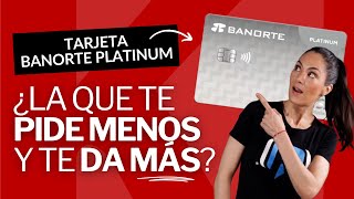 Platinum Banorte ¿La MÁS ACCESIBLE de las tarjetas Platinum [upl. by Mich]