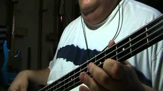 The Bangles Manic Monday Bass Cover [upl. by Fanchet945]