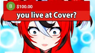 Bae explains living at Cover corp [upl. by Diarmuid]