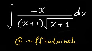 Two Easy Methods to Solve the Integral of xx1√x1  Integration Made Simple [upl. by Abbotsun]