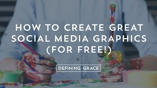 How to Make Great Social Media Graphics for Your Church  For Free [upl. by Lamar]