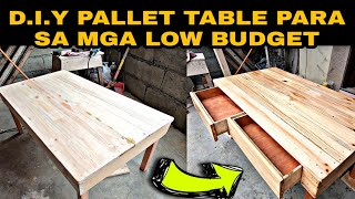 PAPANO GUMAWA NG PALOCHINA TABLE l TABLE PALLET l ANTIPOLO VLOG101 [upl. by Neit659]