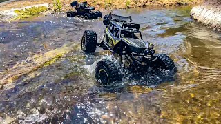 4X4 RC Rock Crawler 4WD Double Motors OffRoad Car 18 vs 112 Scale Excellent OffRoad Performance [upl. by Atoiyanap]