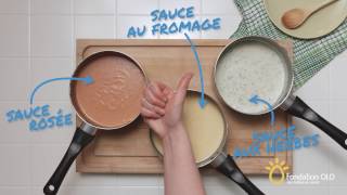 Apprendre à cuisiner en 30 secondes  Préparer une sauce blanche et ses variantes [upl. by Isabella]