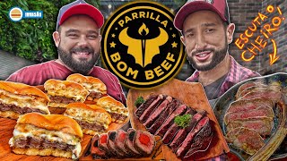 COMO FUNCIONA A PARRILLA DO NETÃO  Invasão Parrilla Bom Beef  Hambúrguer Perfeito [upl. by Morrie]