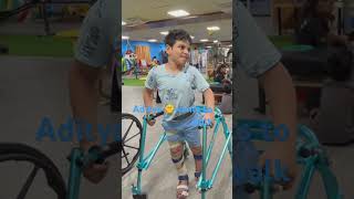 Aditya 🌞wantstowalk hypertonia high muscle tone cute love children song motivation music [upl. by Kubiak]