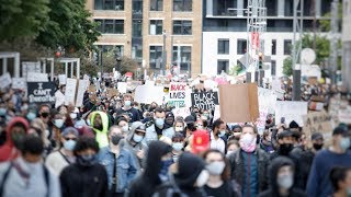 Thousands rally in antiracism protests across Canada [upl. by Thornburg]