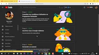 comment monetiser et associer sa chaine YouTube à un compte Adsense existant [upl. by Ayeka164]