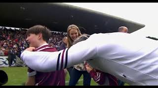 PADRAIC JOYCE CELEBRATES WITH HIS DOLLY BIRD AFTER GALWAY V MAYO  2024 CONNACHT FOOTBALL FINAL [upl. by Douty560]