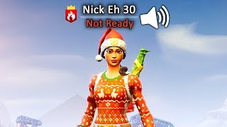 I Used a Voice Changer as Nick Eh 30 on Fortnite [upl. by Ecnal569]