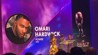 Omari Hardwick Wins NAACP IMAGE AWARD [upl. by Saraann]