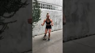 Elyse Knowles Skateboard Workout 2019 [upl. by Amr]