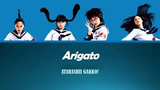 Arigato ありがとう  ATARASHII GAKKO ROMENG Color Coded Lyrics [upl. by Richie]