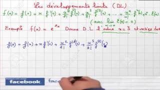 analyse mathématique  développements limités 1 [upl. by Arinaj]