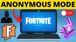 How to Turn On Anonymous Mode in Fortnite  2024 [upl. by Miko]