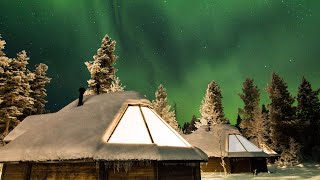 Finland Lapland 🇫🇮 Igloos Aurora Village Ivalo Europe [upl. by Letsirk215]