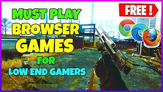 Top 10 Must Play Browser Games for LowEnd PCLaptops🔥2023 [upl. by Branen]